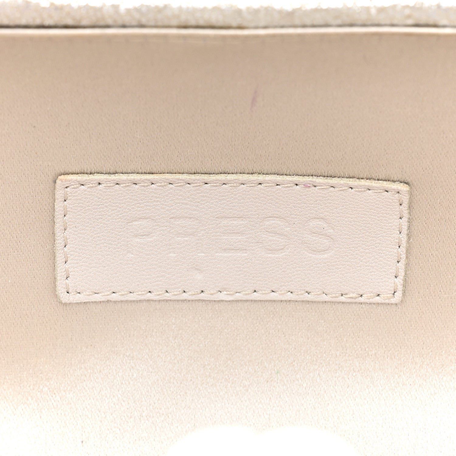 Chanel Metallic Lambskin Small Chain Around Clutch Silver 1355460