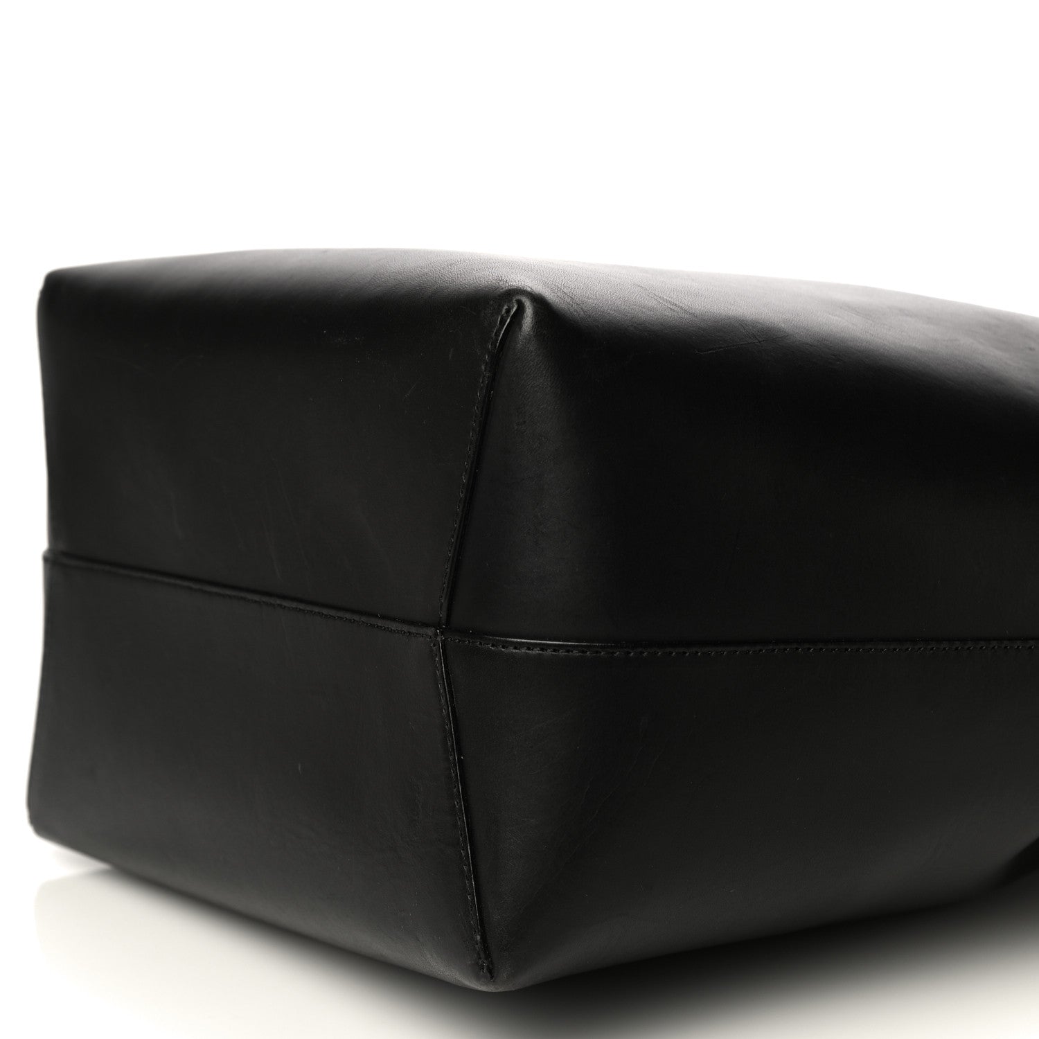Mansur Gavriel Vegetable Tanned Calfskin Bucket Bag Black Ballerina 11 of 25