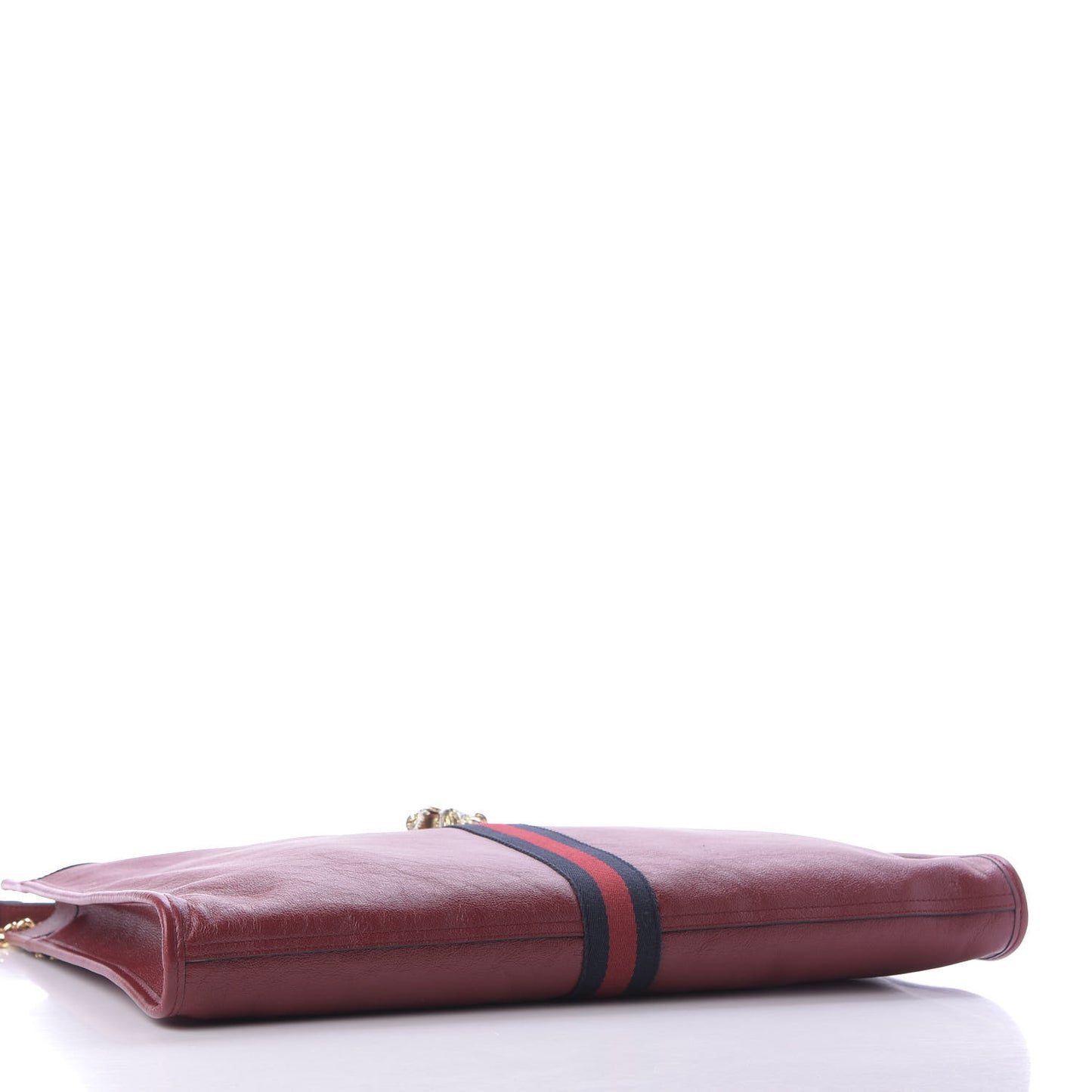 Calfskin Large Rajah Chain Tote Romantic Cherry