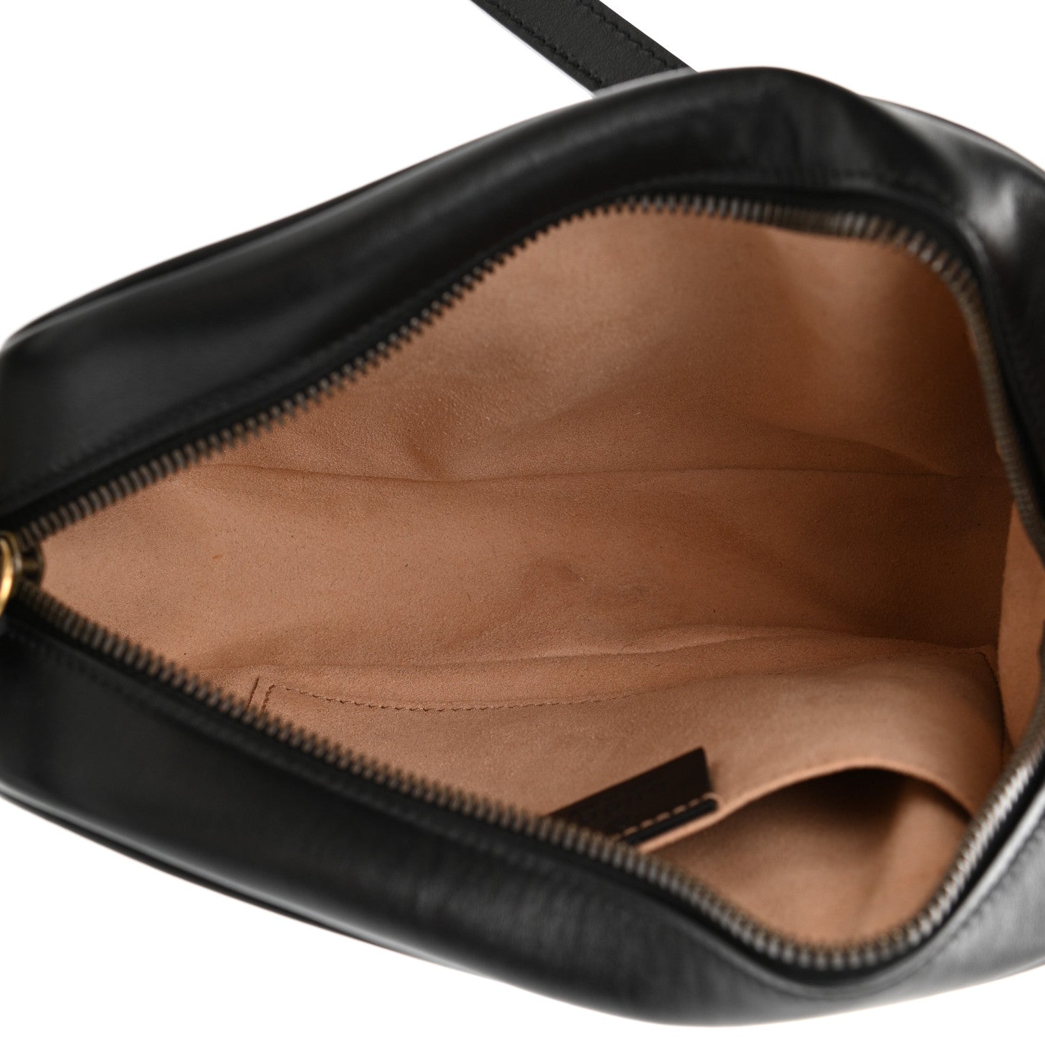 Gucci Calfskin Matelasse Small GG Marmont Chain Shoulder Bag Black 5 of 10