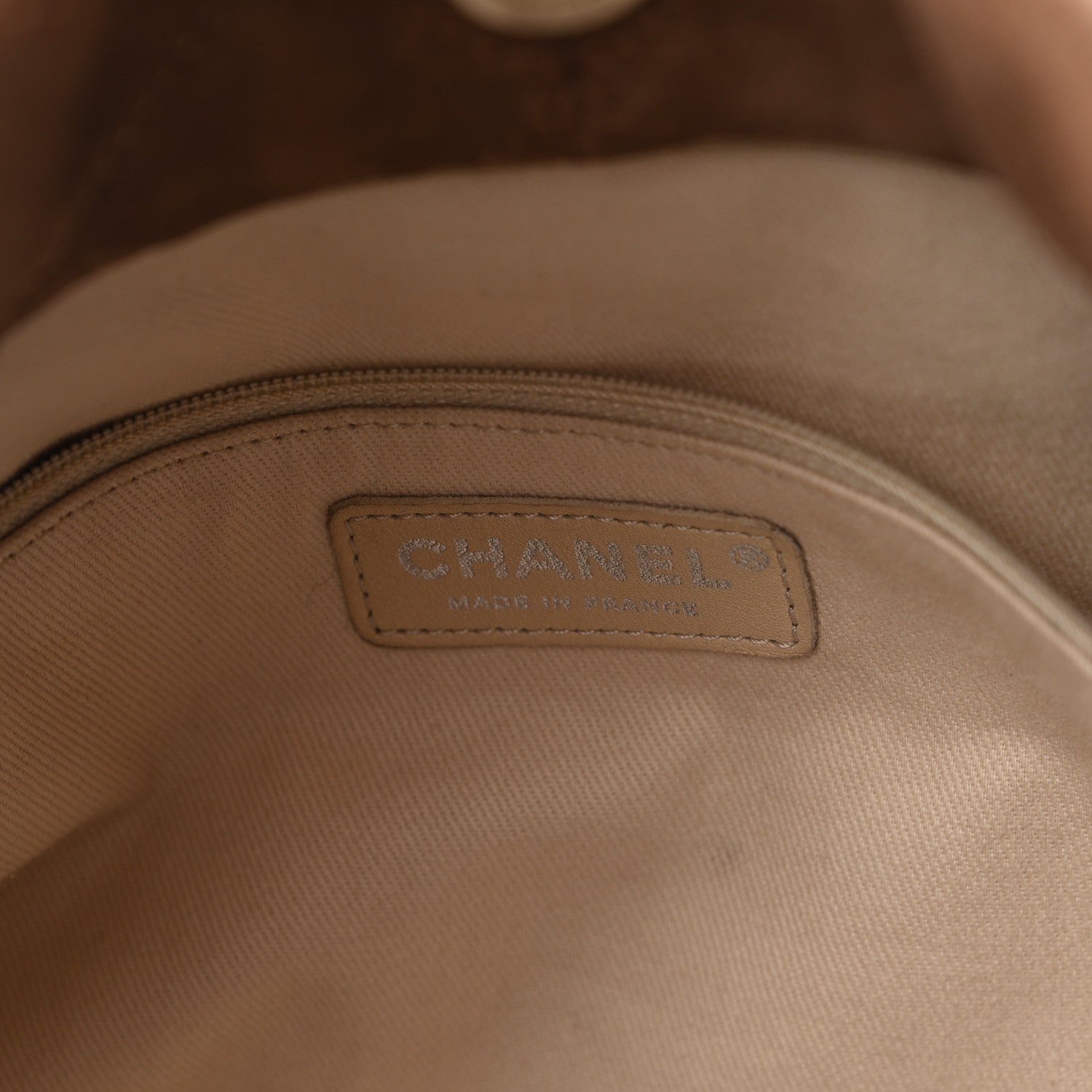 Chanel Ultra Soft Suede Calfskin Natural Beauty Tote Brown 6 of 11