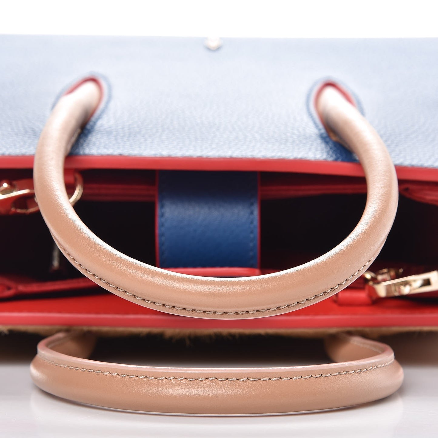 Calfskin Pony Hair Small Paloma Espadon Gold