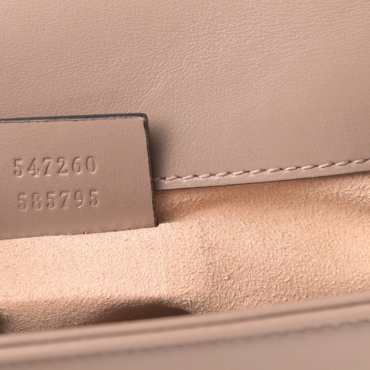 Gucci Calfskin Matelasse Mini GG Marmont Top Handle Shoulder Bag Porcelain Rose 7 of 10