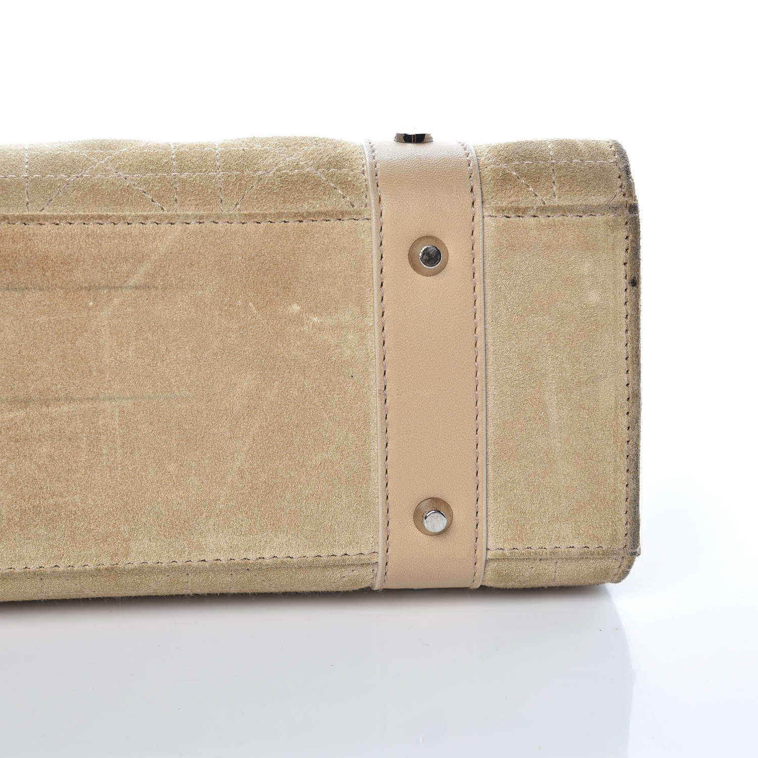 Christian Dior Suede Cannage Stitched East West Lady Dior Beige 23 of 25