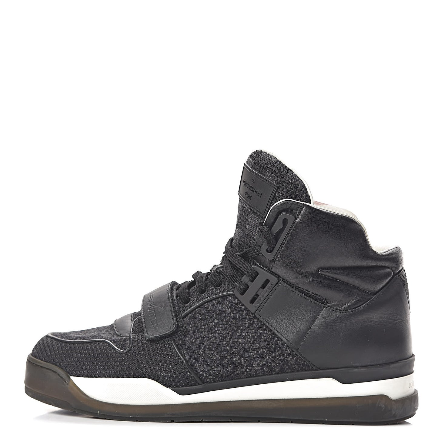 Damier Canvas Calfskin Trailblazer Sneaker Boots 8.5