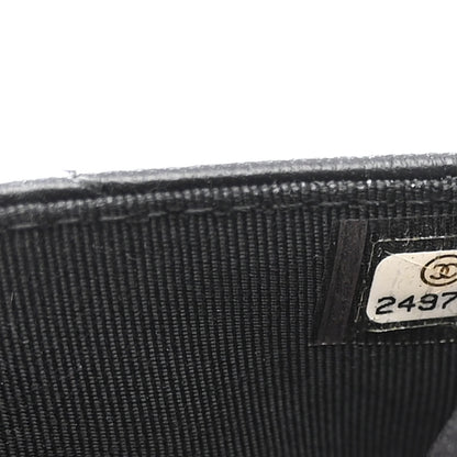 Chanel Lambskin Quilted Wallet On Chain WOC Black 8 of 11