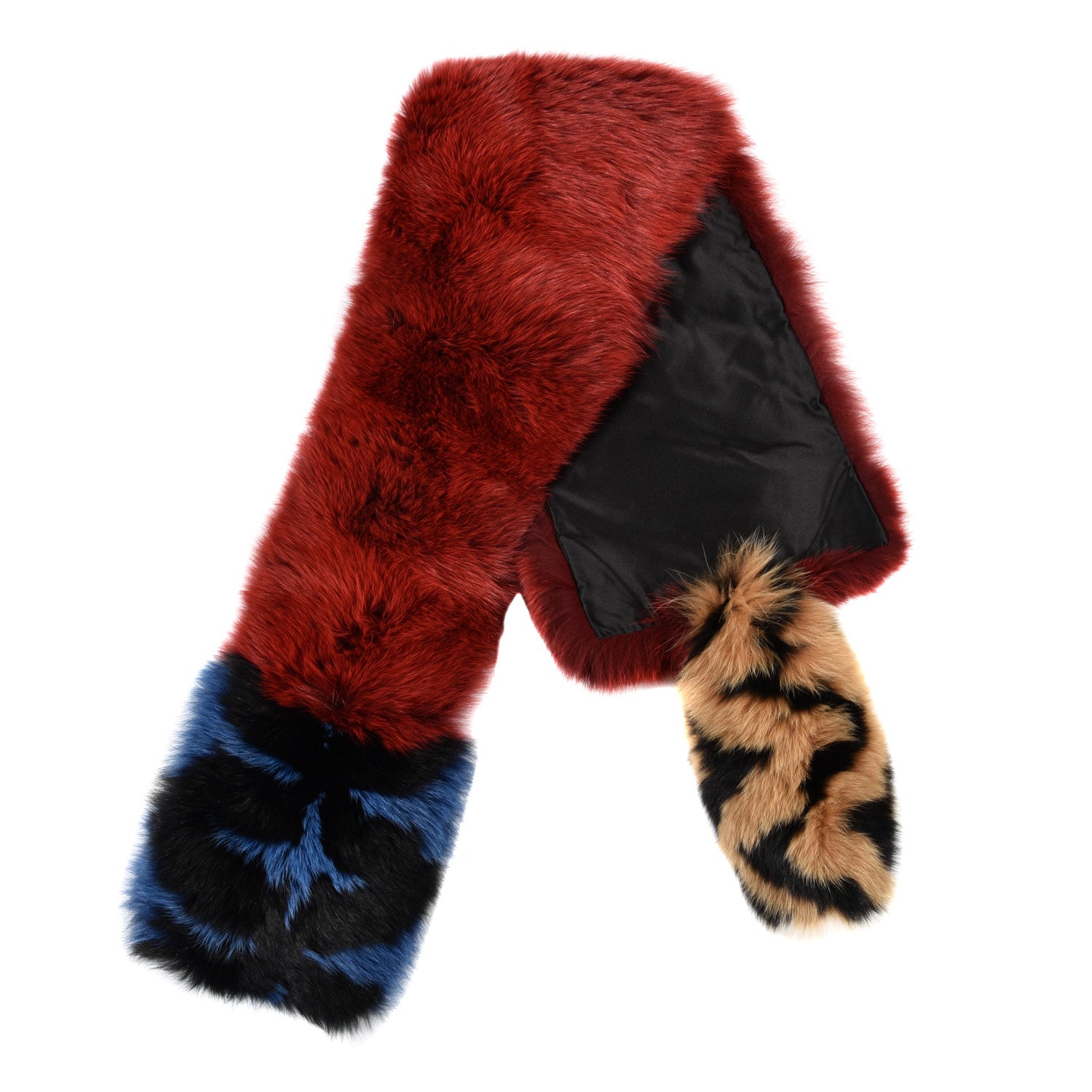 Fendi Fox Fur Stole Multicolor 1 of 9