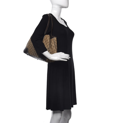 Gucci Monogram Medium Princy Tote Dark Brown 2 of 12