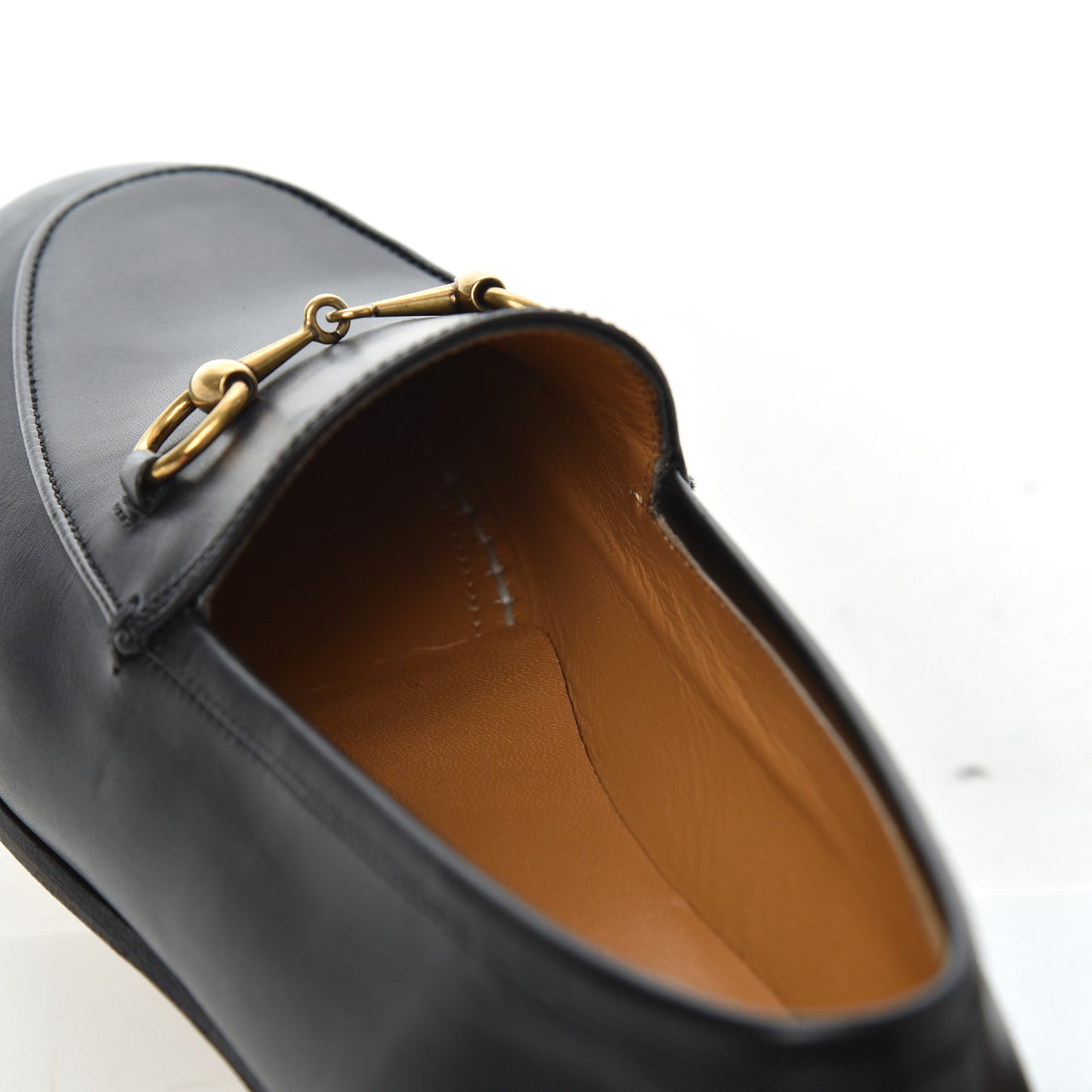 Calfskin Womens Jordaan Loafers 37.5 Black