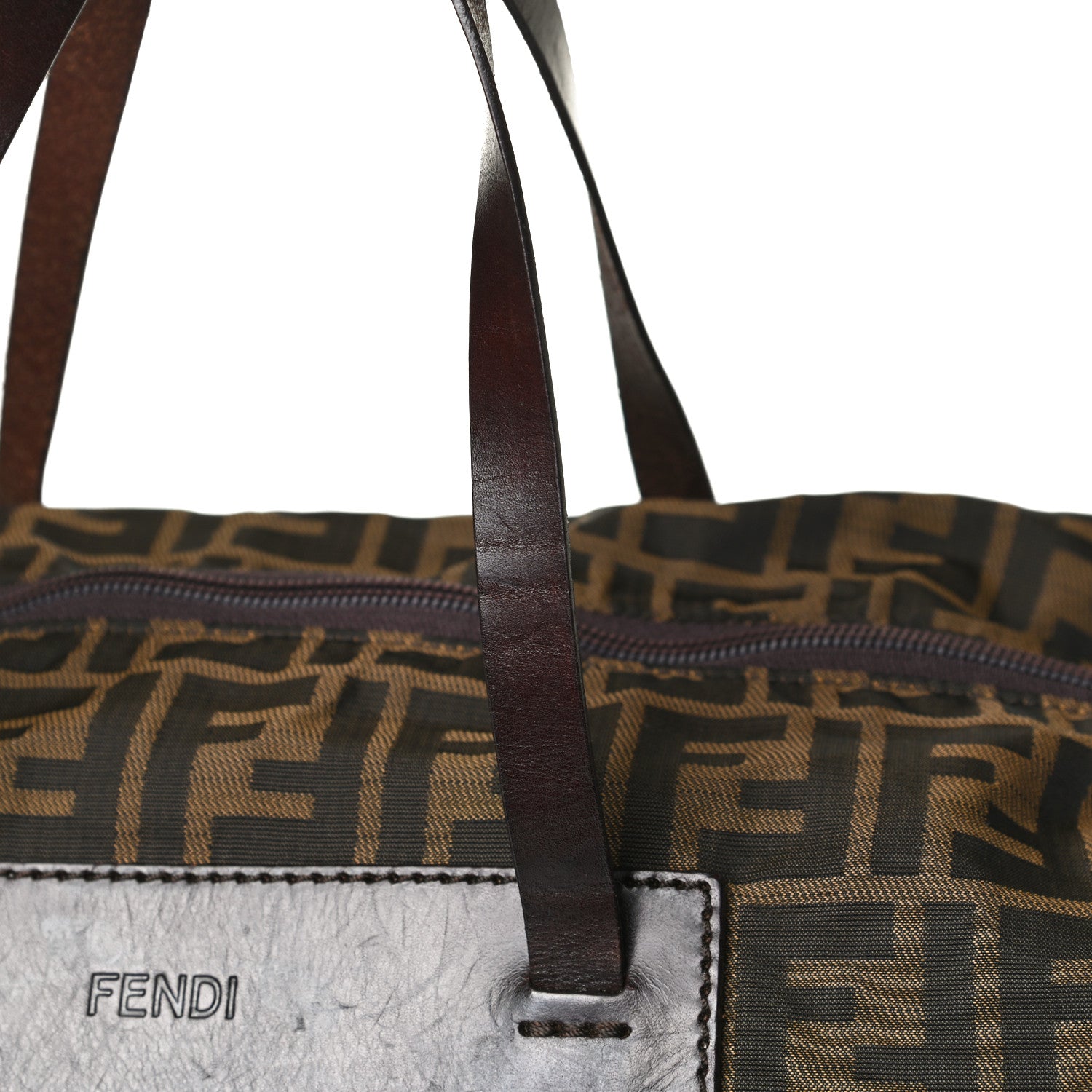 Fendi Zucca Shopping Tote Tobacco 13 of 24