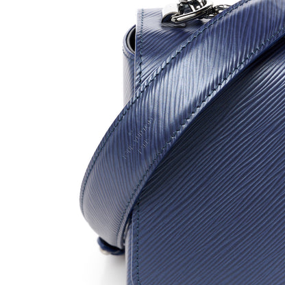 Louis Vuitton Epi Twist Shoulder Bag MM Indigo 7 of 12
