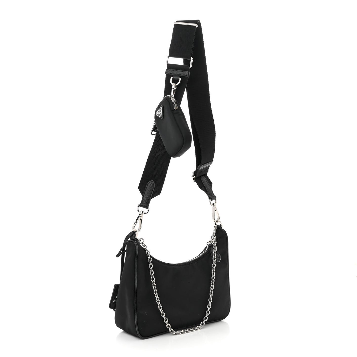 Nylon Re-Edition 2005 Shoulder Bag Black