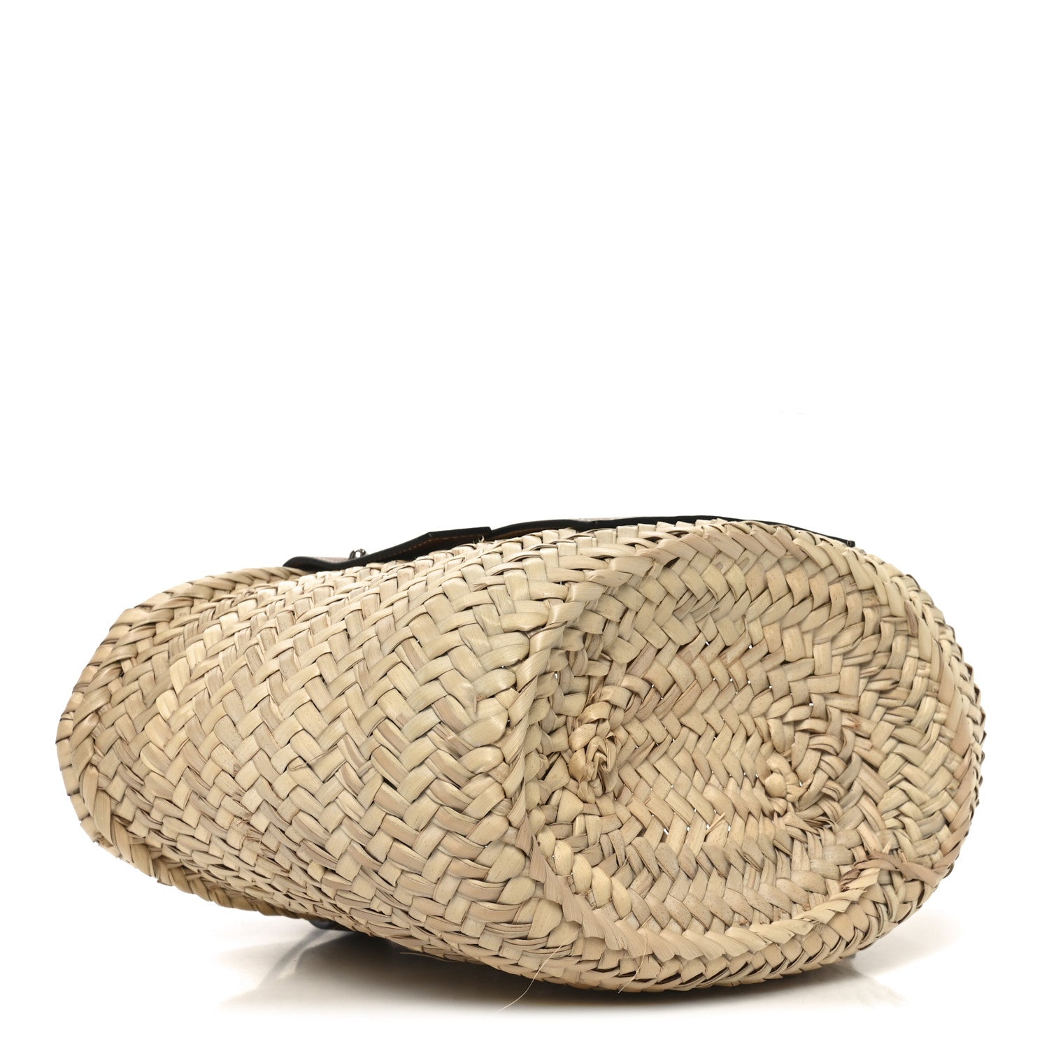 Loewe Raffia Small Basket Tote Bag Natural Tan 4 of 9