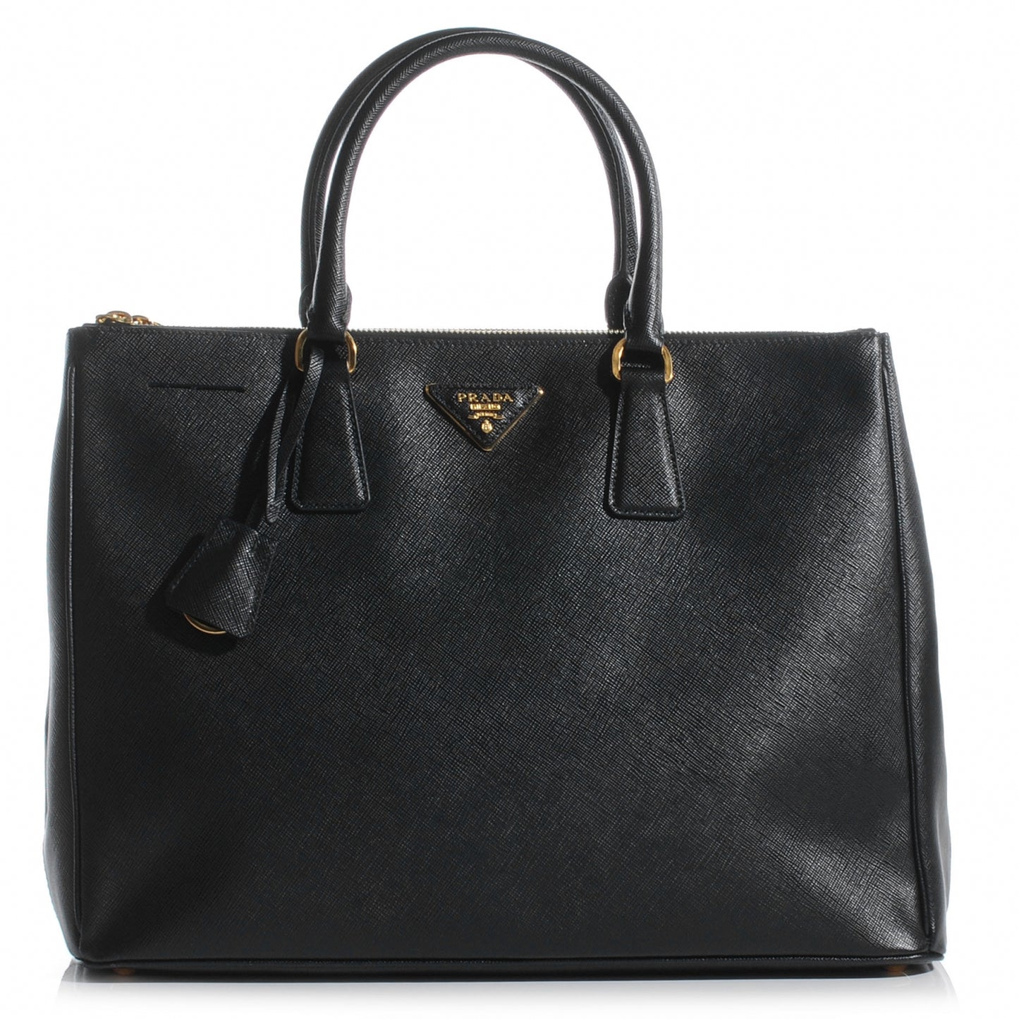 Saffiano Lux Medium Tote Nero Black