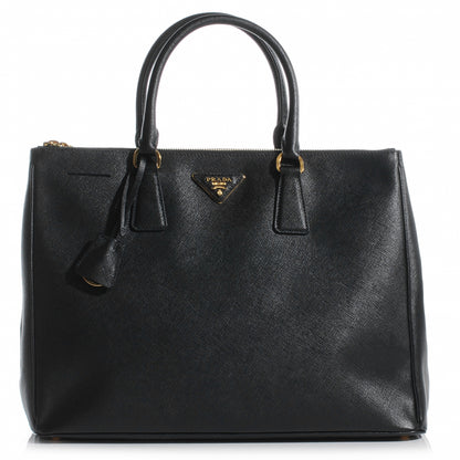 Prada Saffiano Lux Medium Tote Nero Black 1 of 9
