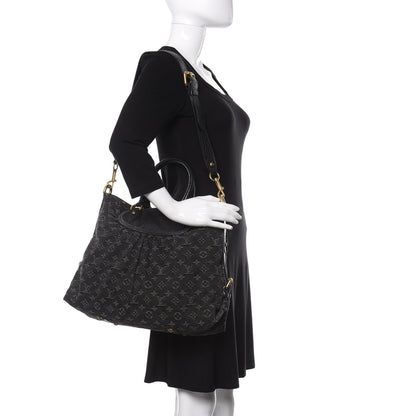 Louis Vuitton Denim Neo Cabby GM Black 2 of 12