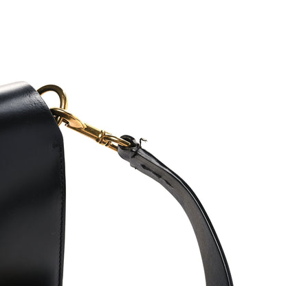 Burberry Smooth Calfskin Square Satchel Black 10 of 10