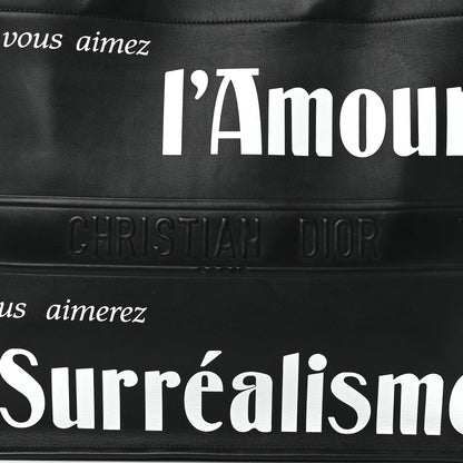 Christian Dior Calfskin Large Surrealism Book Tote Black 8 of 11