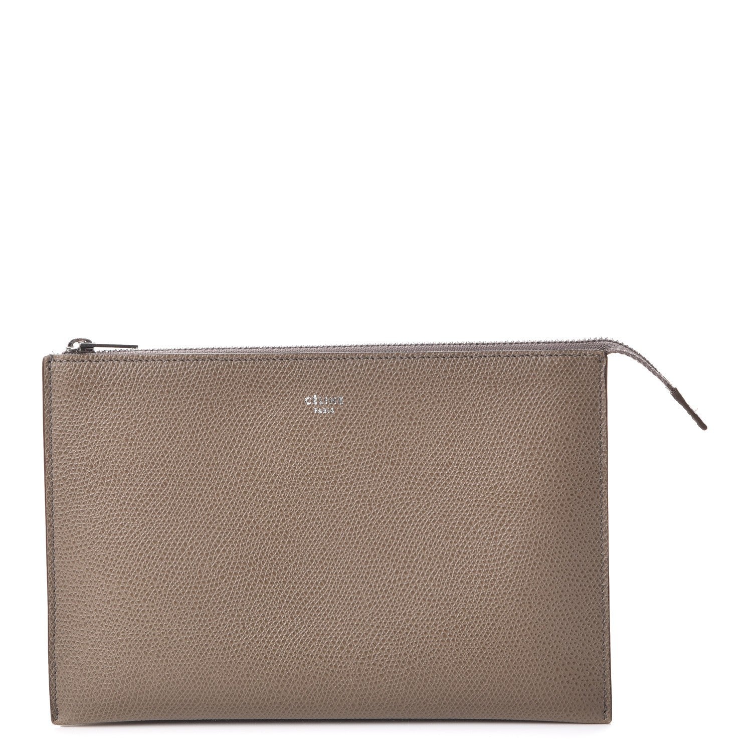 Celine Shiny Grained Calfskin Solo Trio Cosmetic Pouch 1 of 8