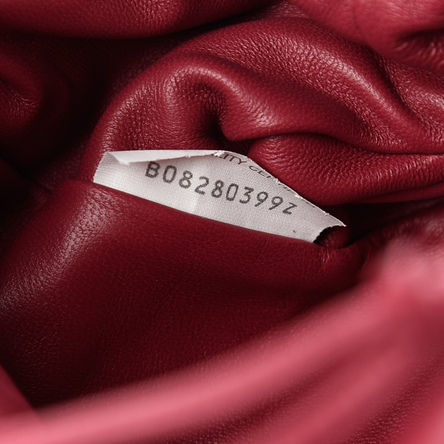 Bottega Veneta Nappa Intrecciato The Mini Pouch Amaranto 9 of 10