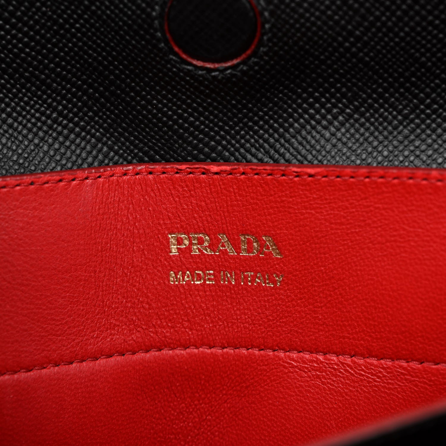 Prada Saffiano Cuir Medium Double Bag Black Fuoco 6 of 19