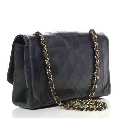 Chanel Lambskin Quilted Medium Single Flap Black 3 of 15