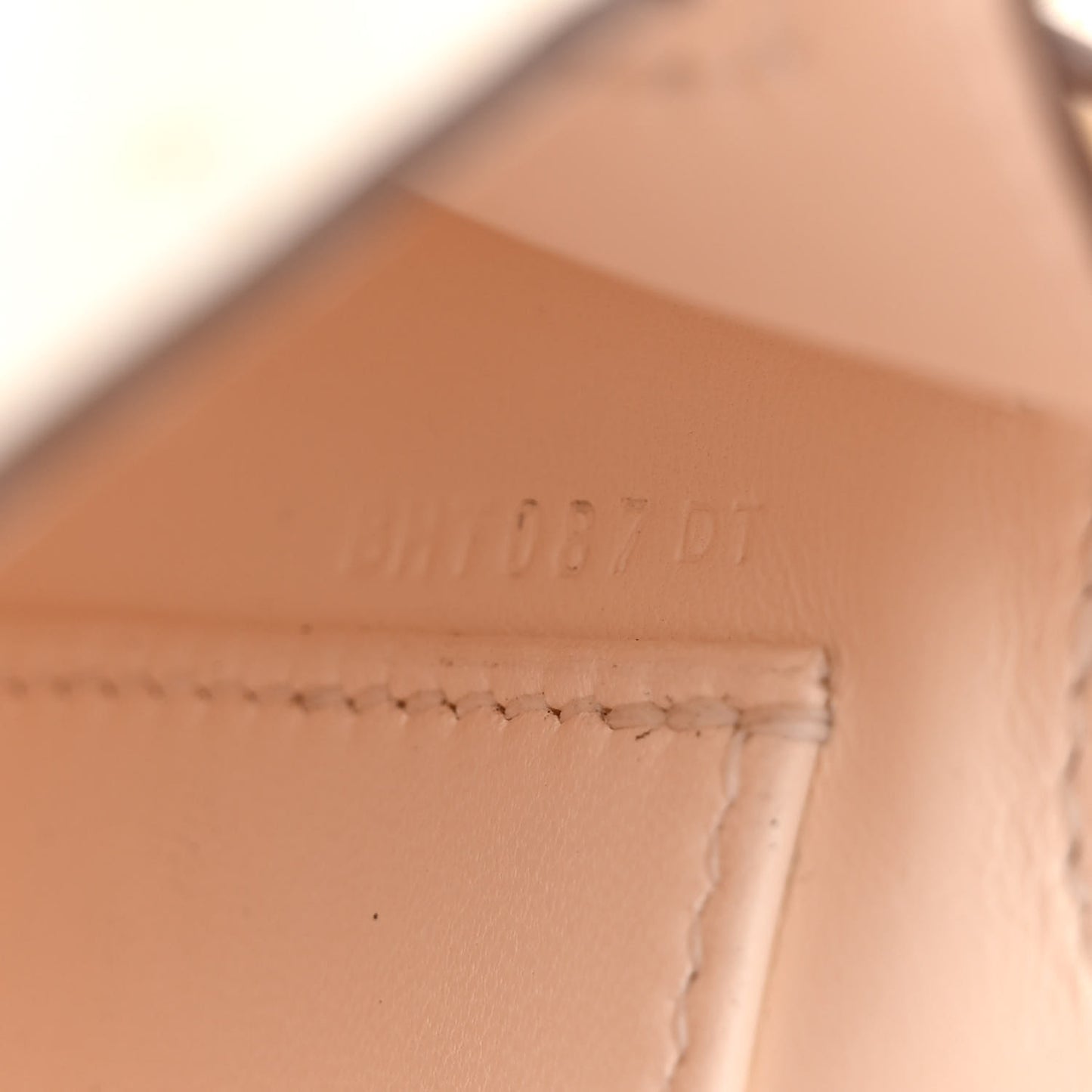 Ostrich Kelly Sellier Mini 20 Nata
