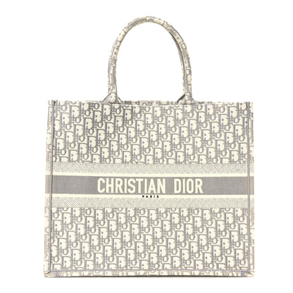Christian Dior Oblique Large Book Tote Grey 1 of 9