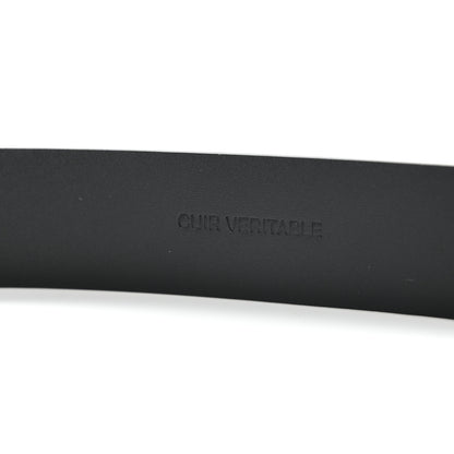 Chanel Calfskin Crystal Metal CC Belt 85 34 Black 5 of 7