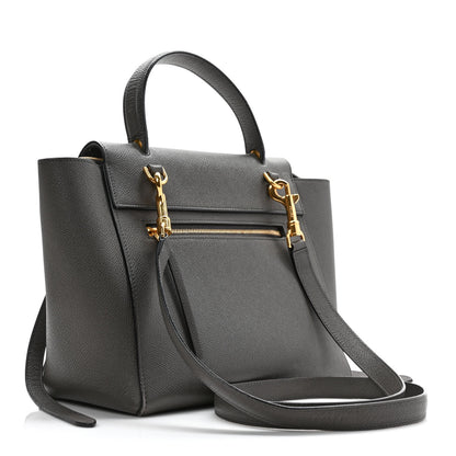 Celine Grained Calfskin Micro Belt Bag Grey 3 of 10