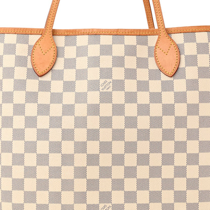 Louis Vuitton Damier Azur Neo Neverfull MM Rose Ballerine 8 of 10