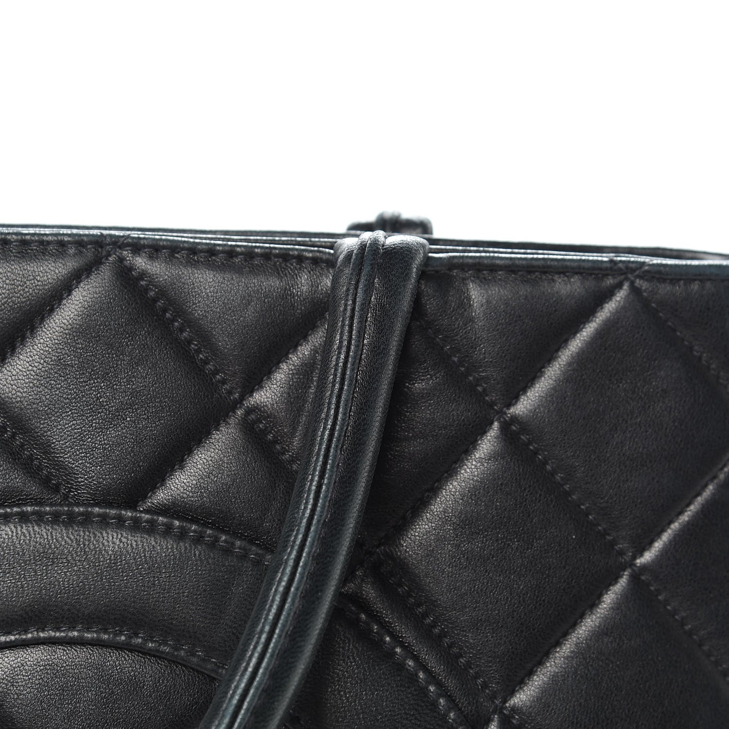 Chanel Lambskin Quilted Medallion Tote Black 13 of 20