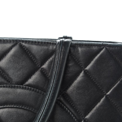 Chanel Lambskin Quilted Medallion Tote Black 13 of 20