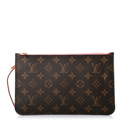 Louis Vuitton Monogram Neverfull MM GM Pochette Sugar Pink 1 of 7