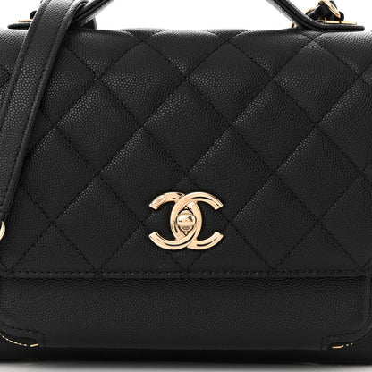Chanel Caviar Quilted Medium Business Affinity Flap Black 8 of 10