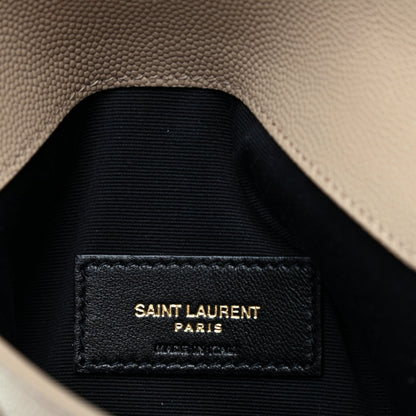 Saint Laurent Grain De Poudre Uptown Baby Pouch Beige 5 of 6