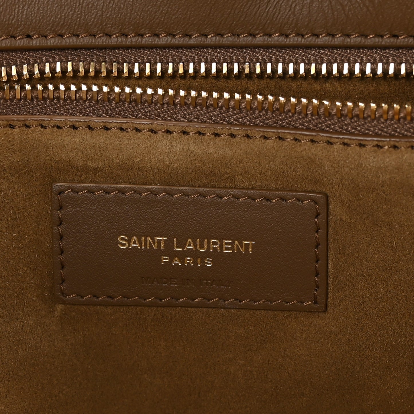 Suede Le 5 A 7 Bea Tote Caramel Cognac