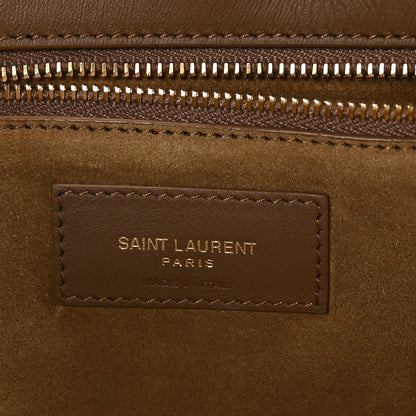 Saint Laurent Suede Le 5 A 7 Bea Tote Caramel Cognac 6 of 10