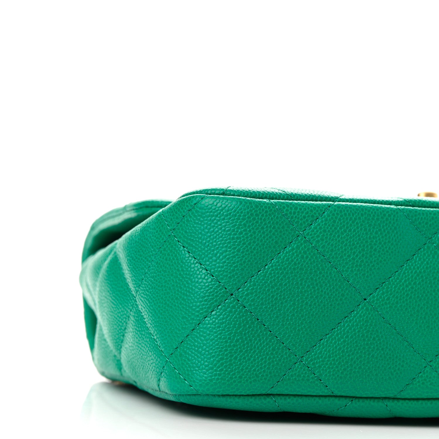 Chanel Caviar Quilted Sweetheart Flap Green 11 of 11