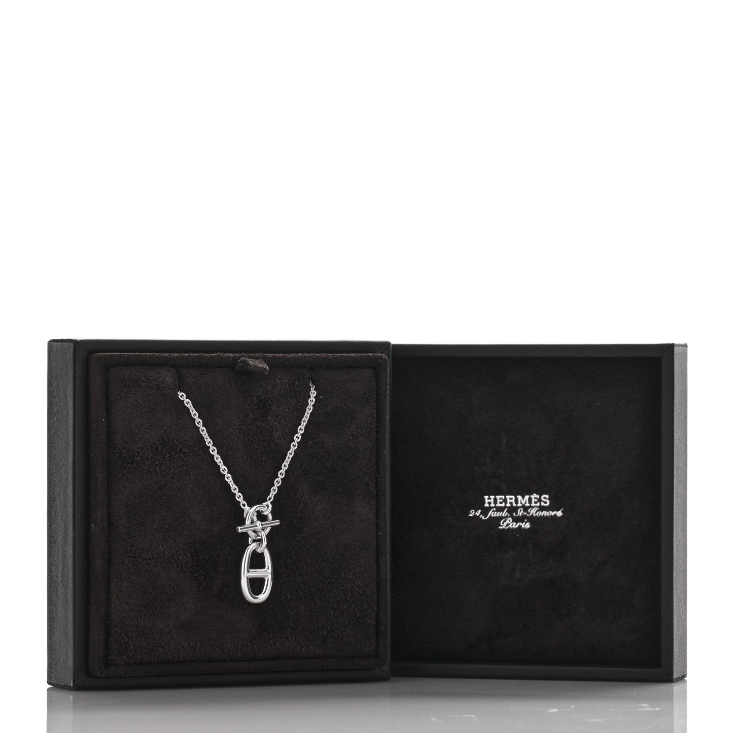 Sterling Silver Amulette Chaine d'Ancre Necklace