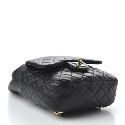 Chanel Lambskin Quilted Small in Seoul Backpack Black 3 of 9