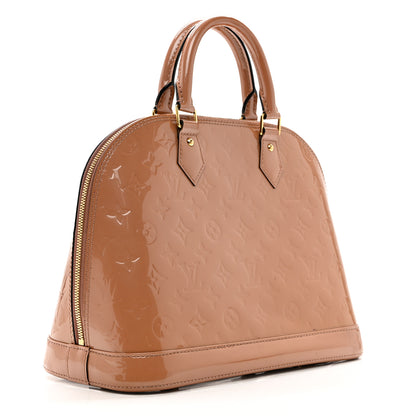 Louis Vuitton Vernis Alma PM Rose Velours 3 of 10