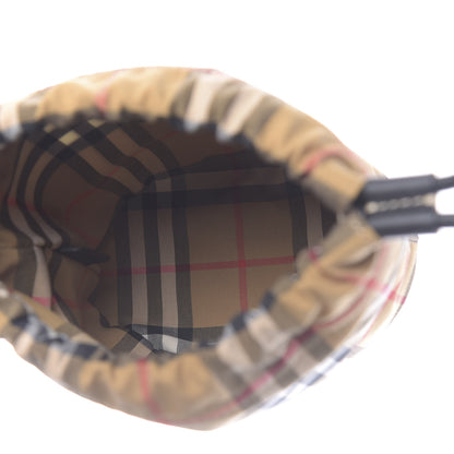 Burberry Calfskin Grommet Mini Bucket Bag Black 7 of 14