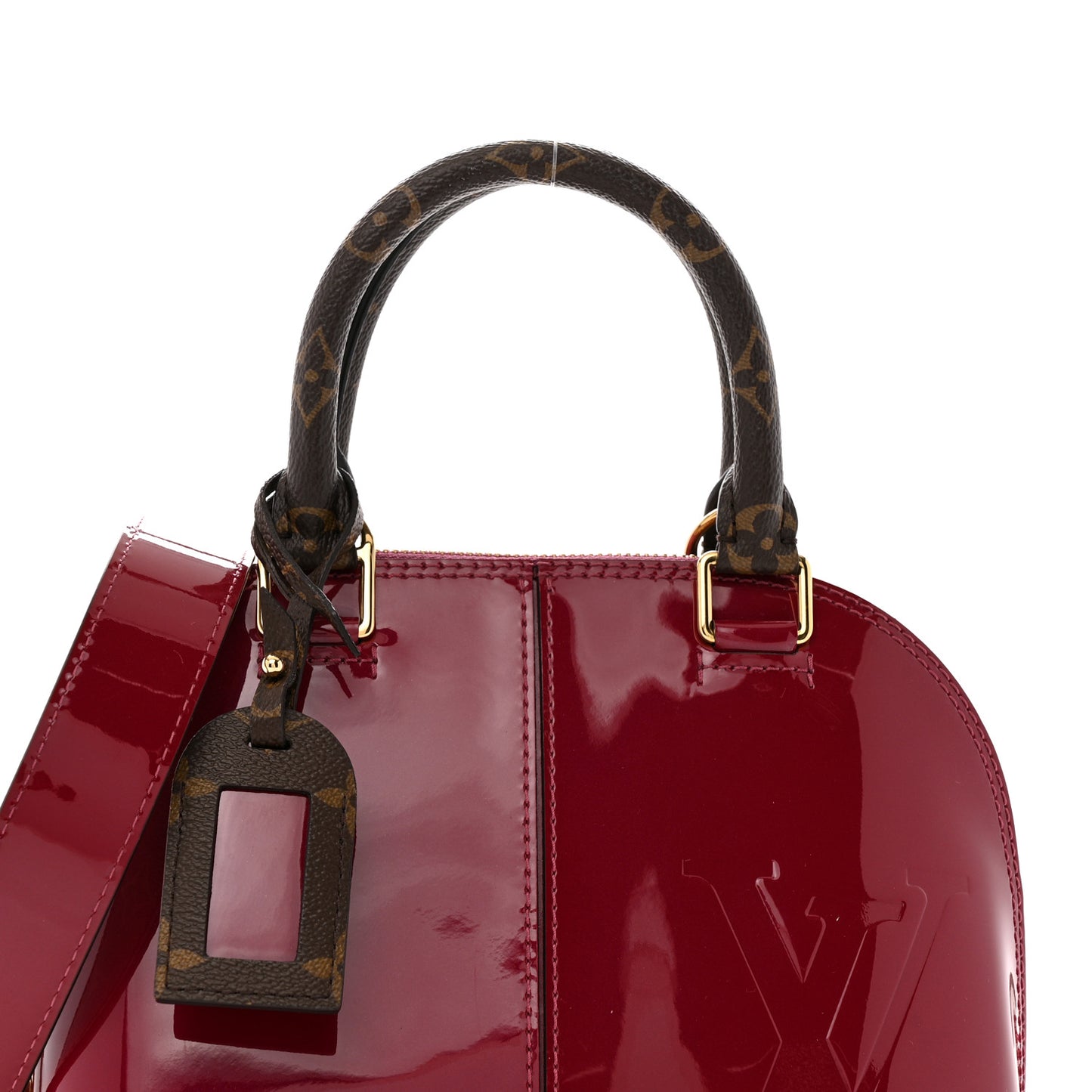 Patent Monogram Alma BB Magenta
