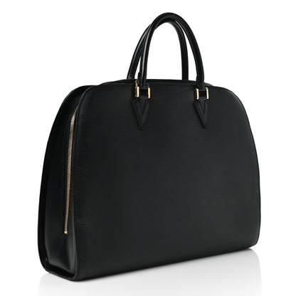 Louis Vuitton Epi Sorbonne Briefcase Black 2 of 11