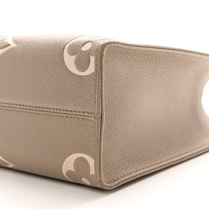 Louis Vuitton LOUIS VUITTON Empreinte Monogram Giant Onthego PM Tourterelle Creme 9 of 9
