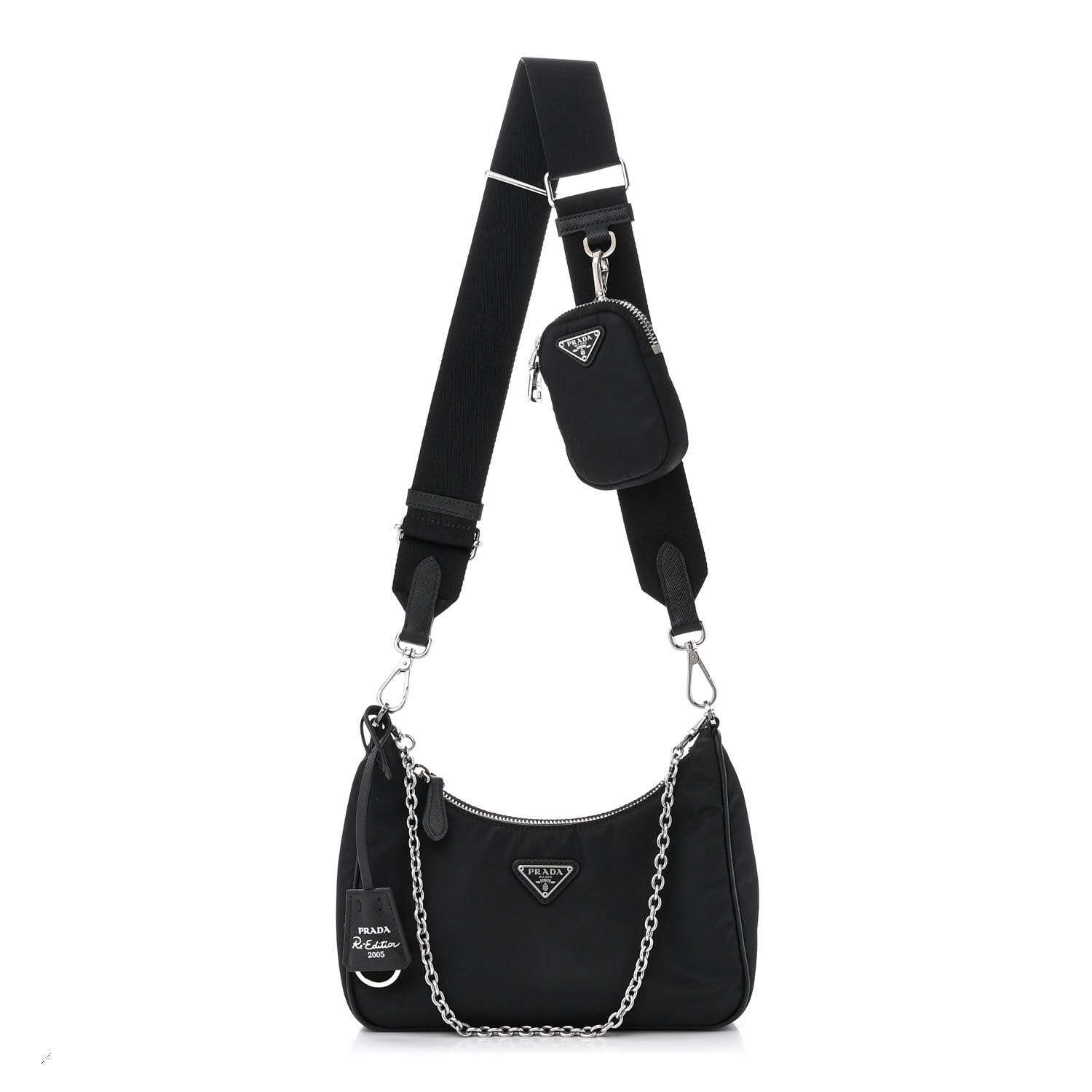 Prada Nylon Re-Edition 2005 Shoulder Bag Black 1 of 14