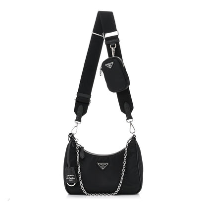 Prada Nylon Re-Edition 2005 Shoulder Bag Black 1 of 14