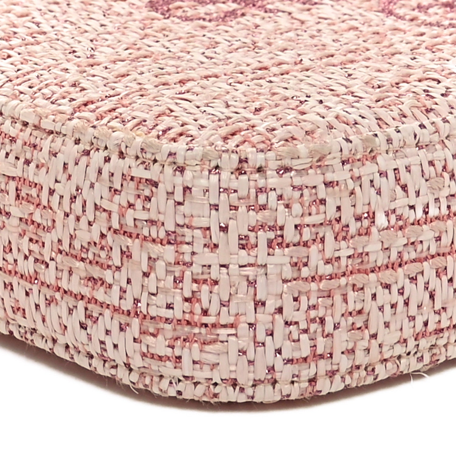 Chanel Canvas Small Deauville Clutch With Chain Pink 10 of 12