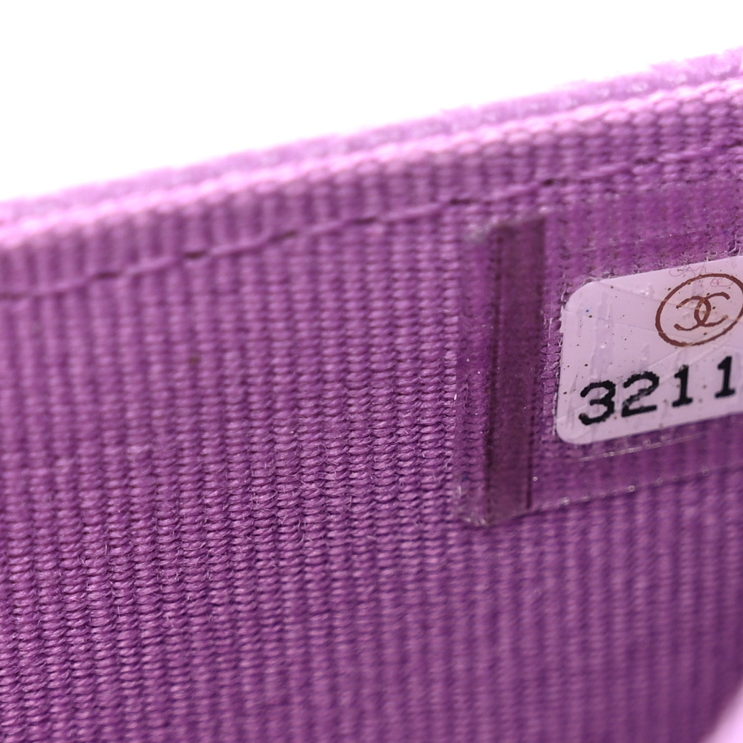 Chanel Caviar Quilted Flap Card Holder Wallet Purple 8 of 10